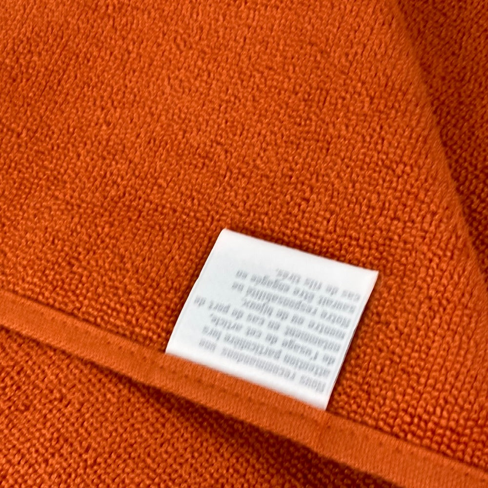 HERMES towel cotton Orange fringe Sailing Women Used