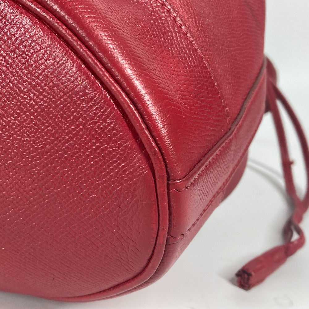 HERMES Shoulder Bag Courchevel Red Crossbody Market GM Women Used
