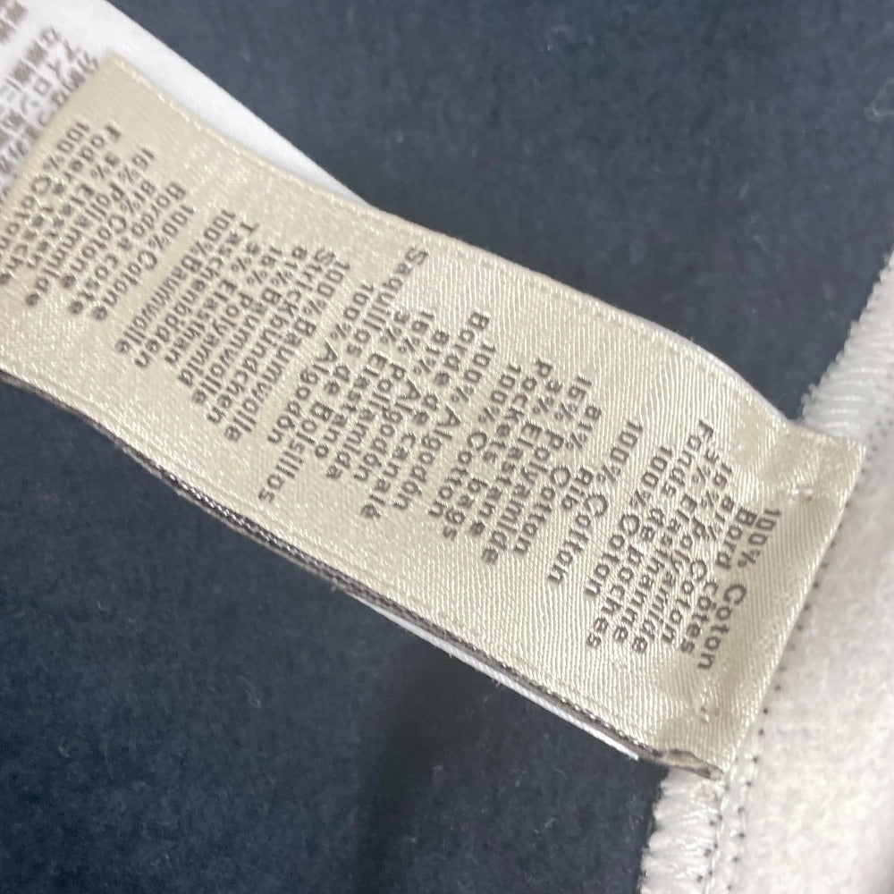HERMES Jacket cotton gray Bicolor serie logo Teddy Blouson Stadium Jumper mens XXL Used