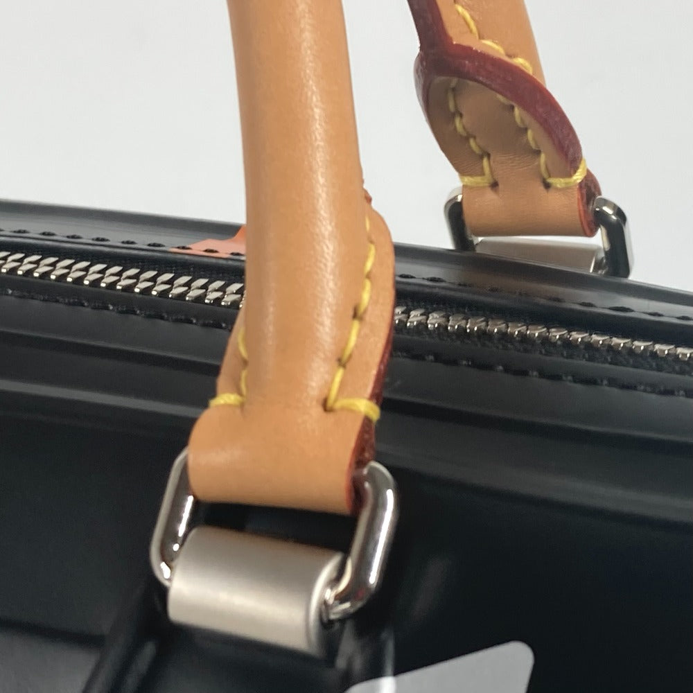 LOUIS VUITTON Handbag leather black Space Collection Speedy 25 mens Used