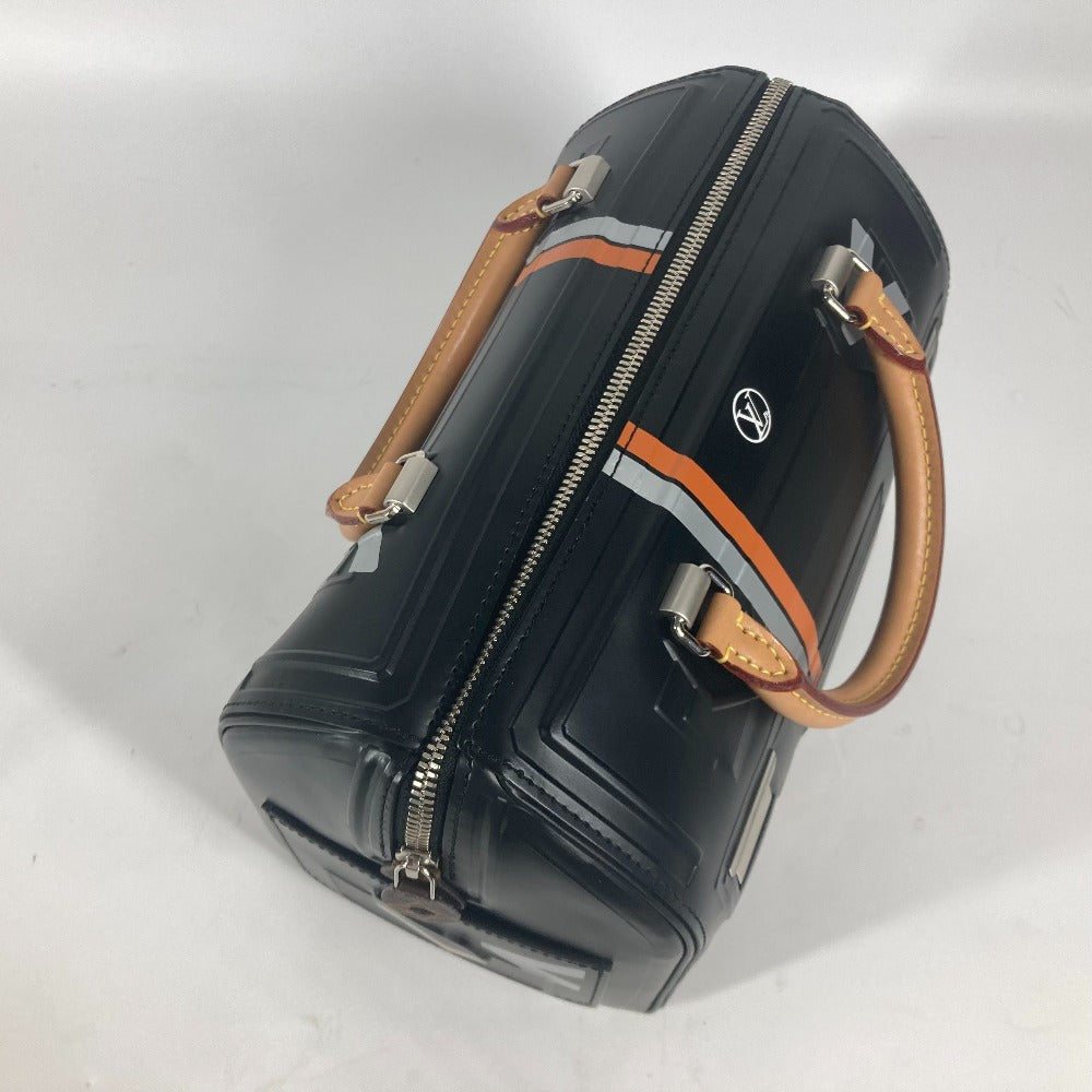 LOUIS VUITTON Handbag leather black Space Collection Speedy 25 mens Used