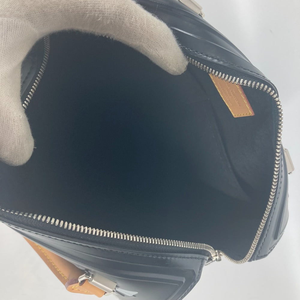 LOUIS VUITTON Handbag leather black Space Collection Speedy 25 mens Used