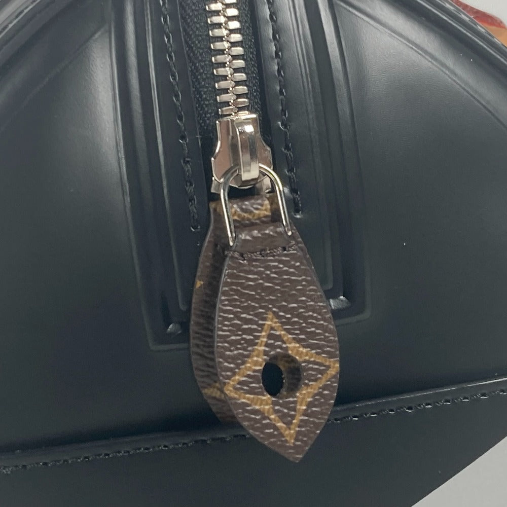 LOUIS VUITTON Handbag leather black Space Collection Speedy 25 mens Used