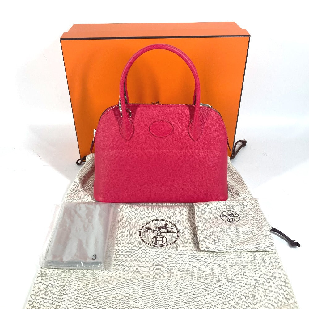 HERMES Handbag Epsom pink Crossbody Bored 27 Women Used