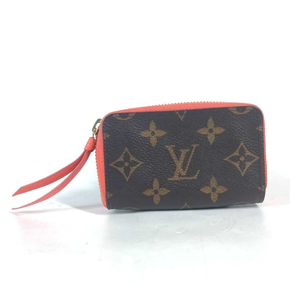 LOUIS VUITTON Coin case M60908 Monogram canvas Brown Monogram Mule cult