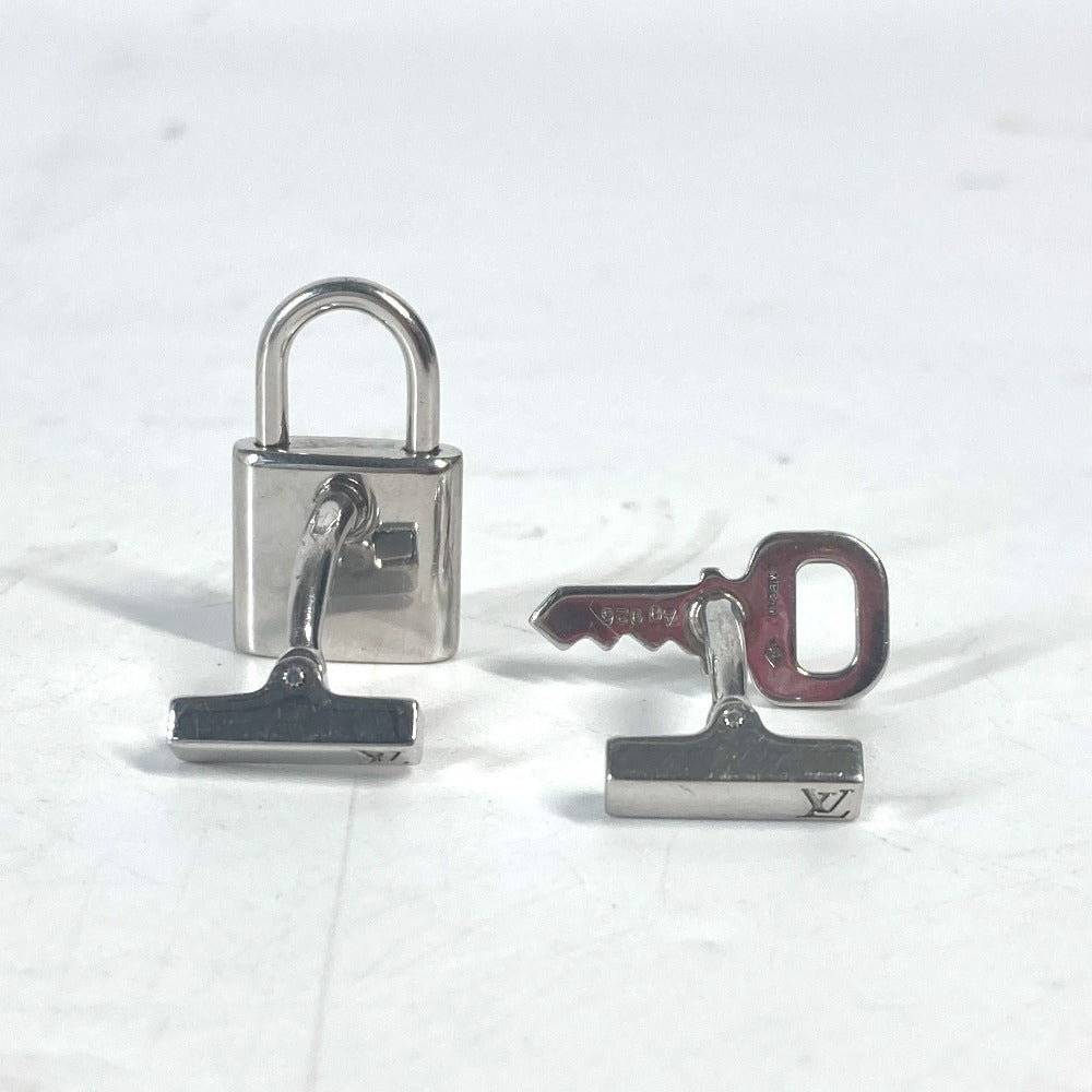 LOUIS VUITTON cuffs M64600 AG925 Silver Button de Manchette Cadena and Clay