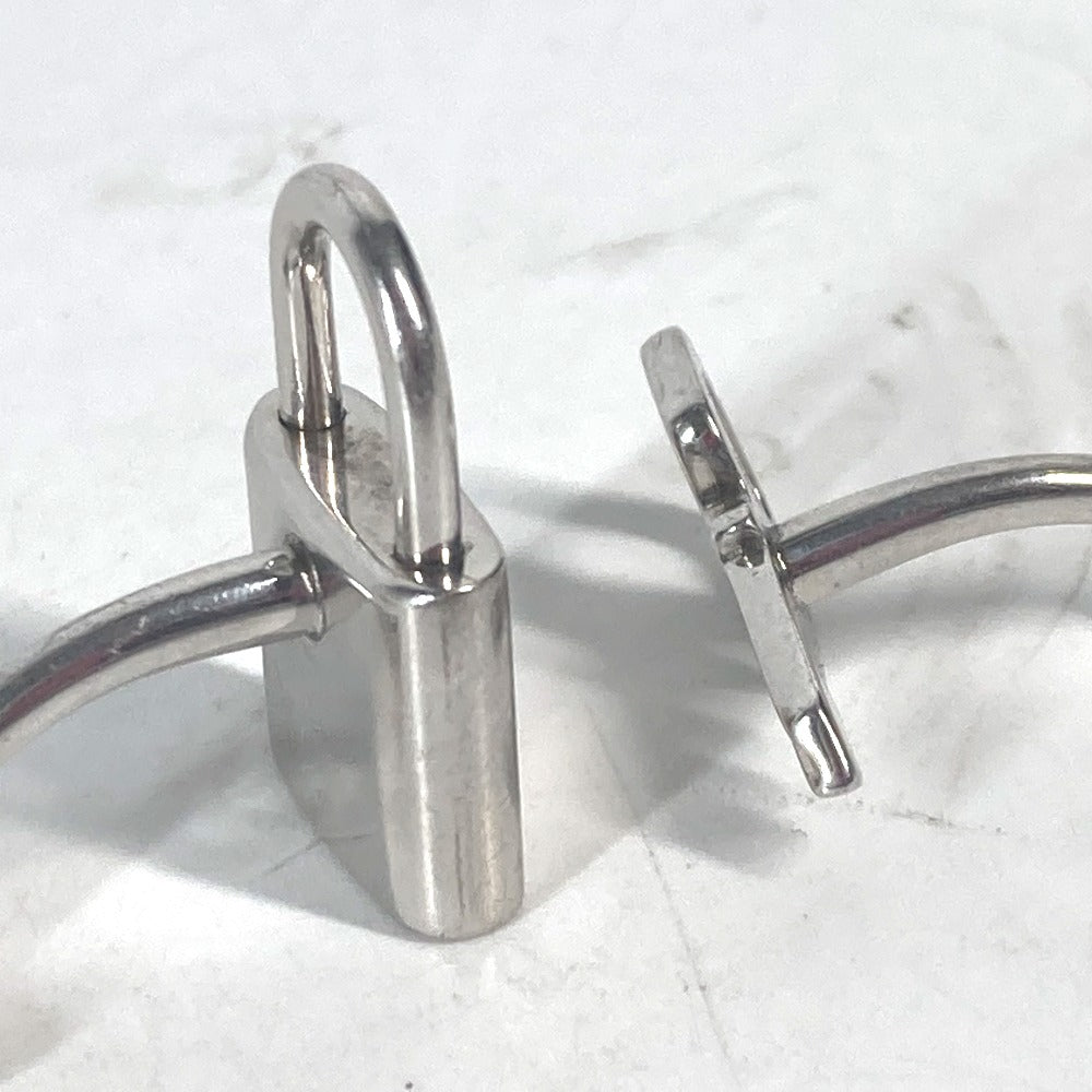 LOUIS VUITTON cuffs M64600 AG925 Silver Button de Manchette Cadena and Clay