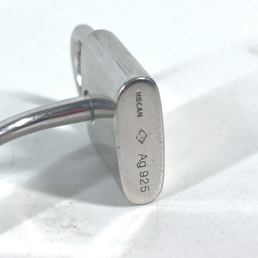 LOUIS VUITTON cuffs M64600 AG925 Silver Button de Manchette Cadena and Clay