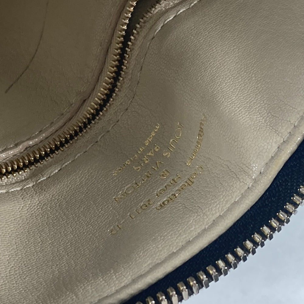 LOUIS VUITTON Handbag M40597 , shiny monogram canvas Brown Shiny monogram LockitPM