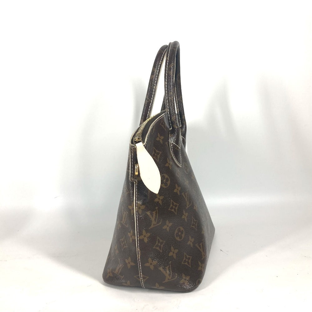 LOUIS VUITTON Handbag M40597 , shiny monogram canvas Brown Shiny monogram LockitPM