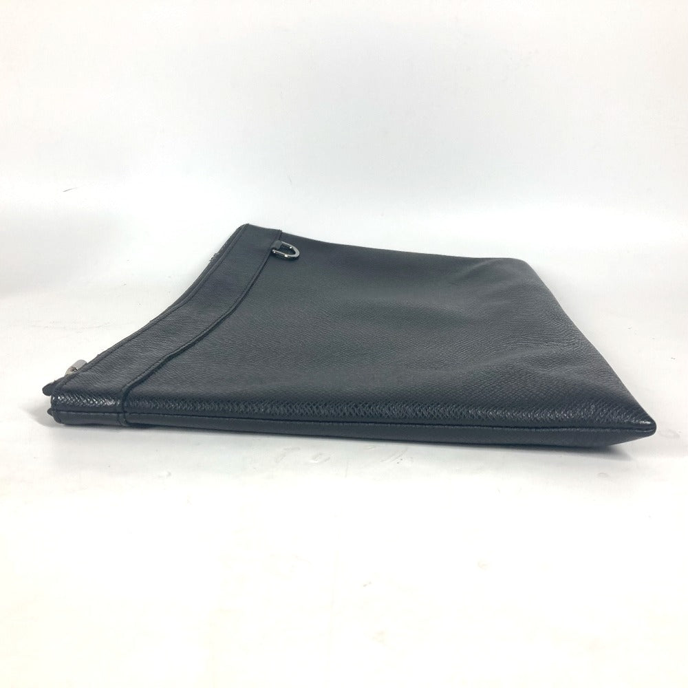 LOUIS VUITTON Clutch bag M30086 Taiga Leather black Taiga Pochette Apollo