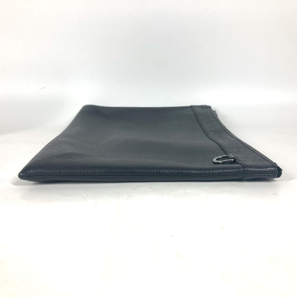LOUIS VUITTON Clutch bag M30086 Taiga Leather black Taiga Pochette Apollo