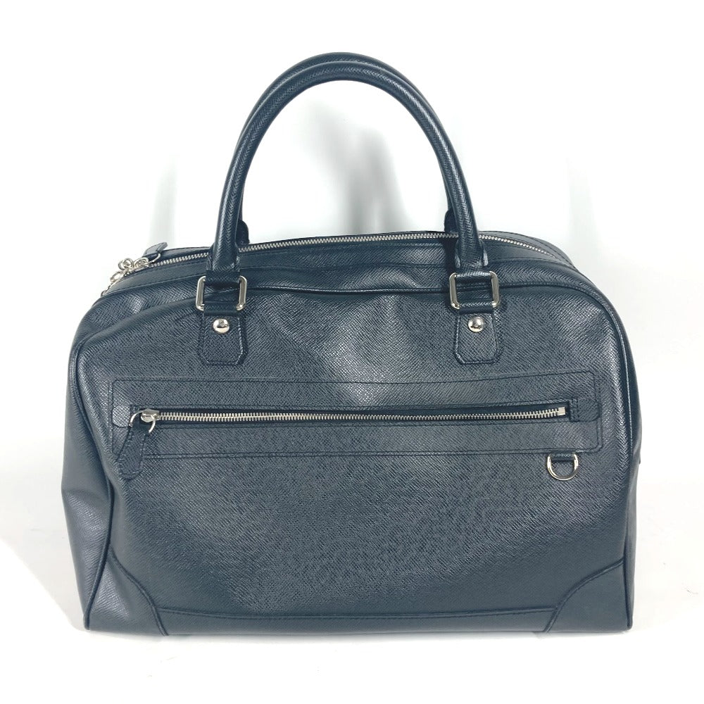 LOUIS VUITTON Boston Duffel bag M31152 Taiga Leather black Taiga Stanislav