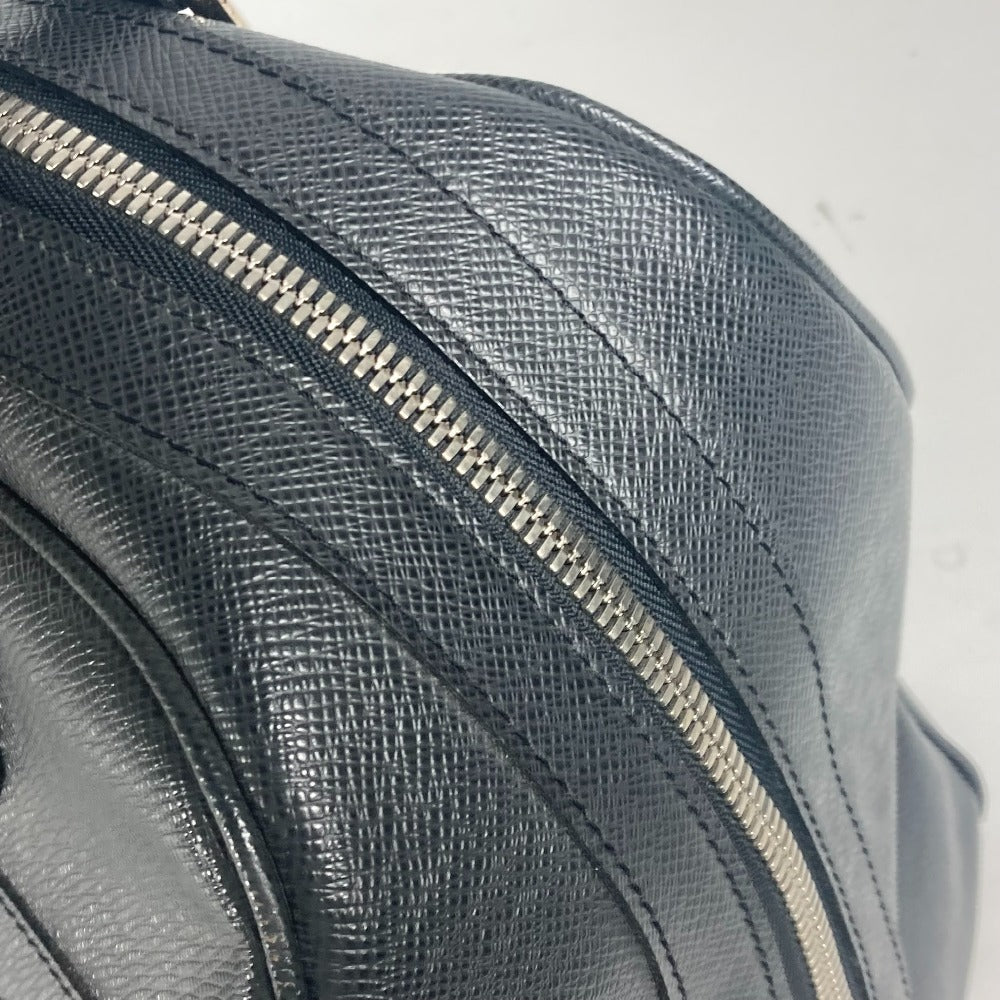 LOUIS VUITTON Boston Duffel bag M31152 Taiga Leather black Taiga Stanislav