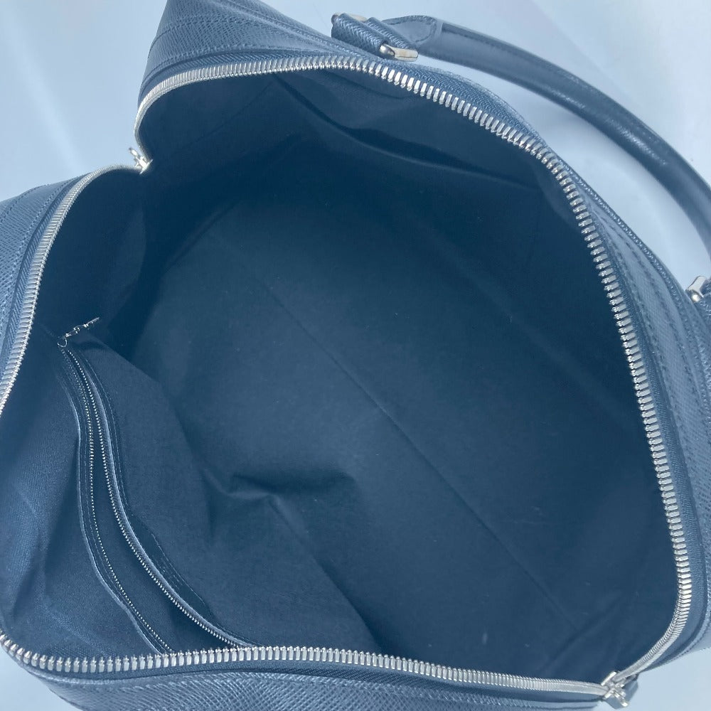 LOUIS VUITTON Boston Duffel bag M31152 Taiga Leather black Taiga Stanislav