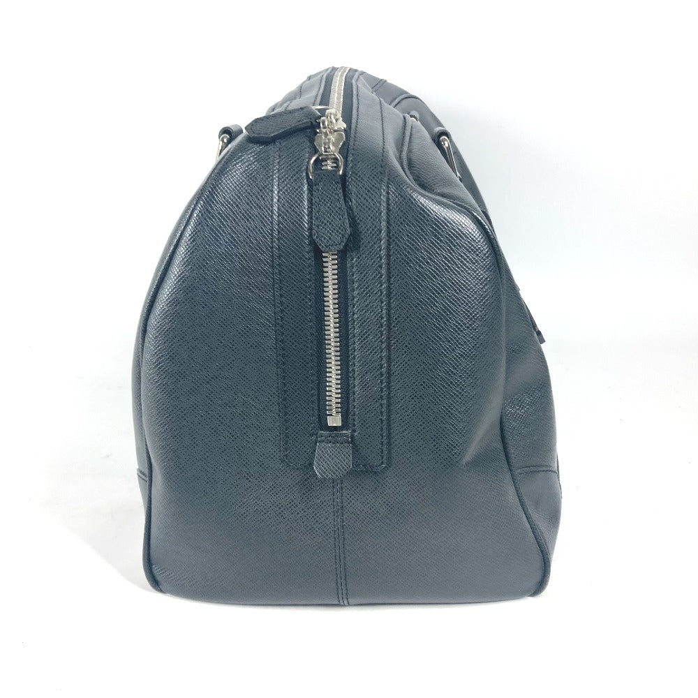 LOUIS VUITTON Boston Duffel bag M31152 Taiga Leather black Taiga Stanislav