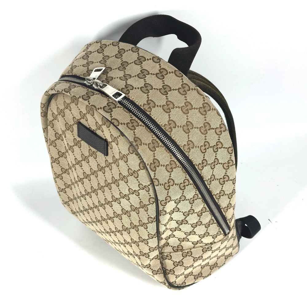 GUCCI Backpack 449906 GG canvas / leather beige GG Backpack