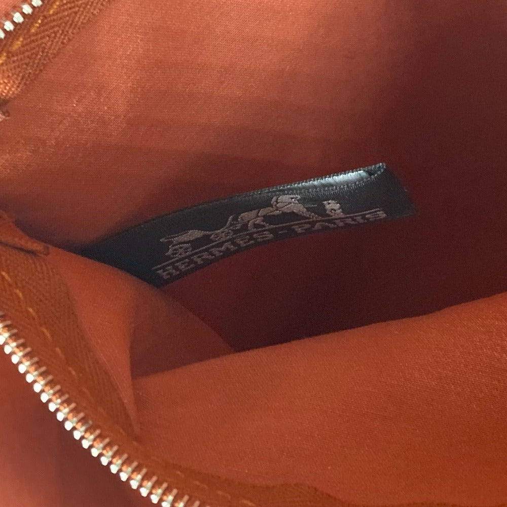 HERMES Boston Duffel bag Towal chevron Orange Sports 2WAY Bag Shoulder Bag Sac de Golf 47