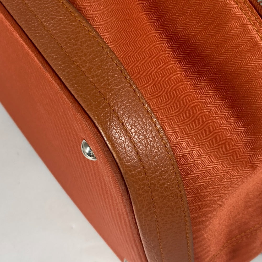 HERMES Boston Duffel bag Towal chevron Orange Sports 2WAY Bag Shoulder Bag Sac de Golf 47