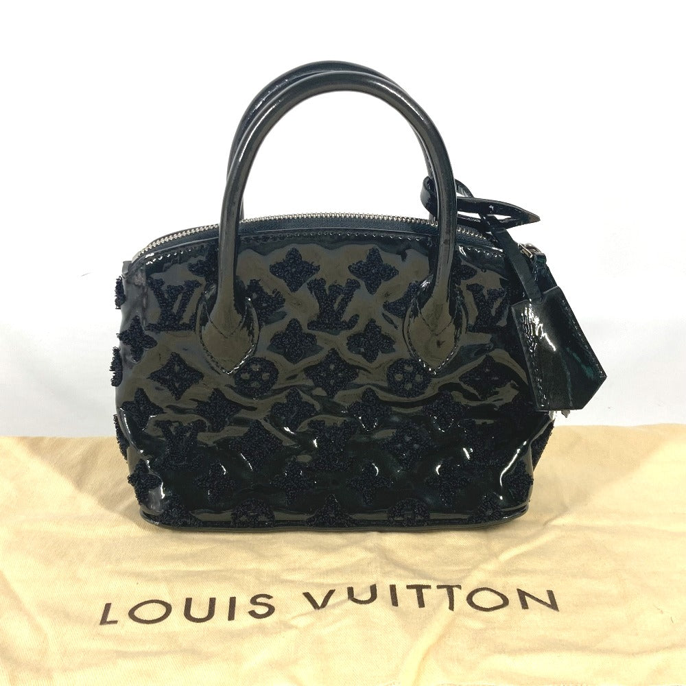 LOUIS VUITTON Handbag M40770 Patent leather black Monogram Vernis LockitBB Booklet