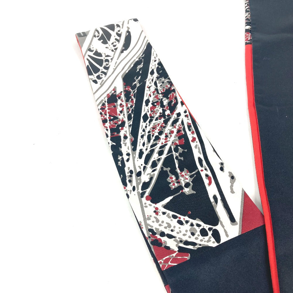 HERMES scarf silk Red Maxi Twilly Twilly