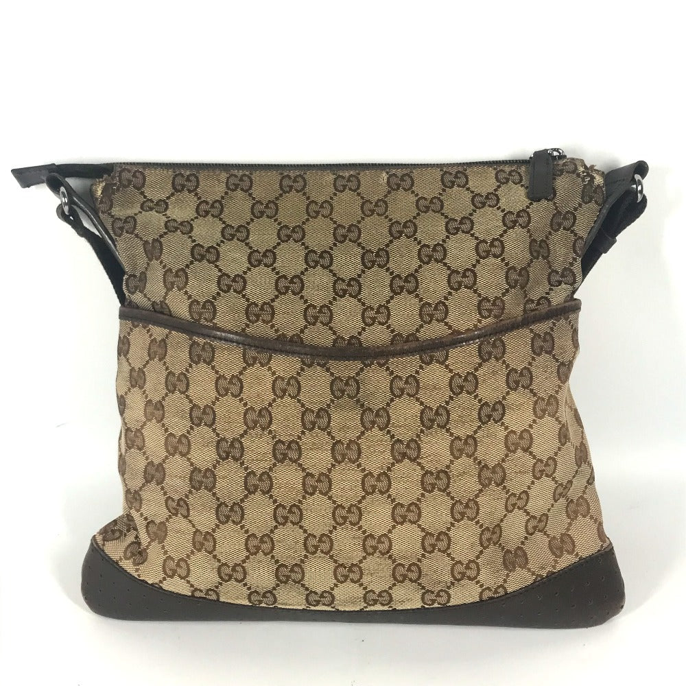 GUCCI Shoulder Bag 145857 GG canvas / leather beige GG