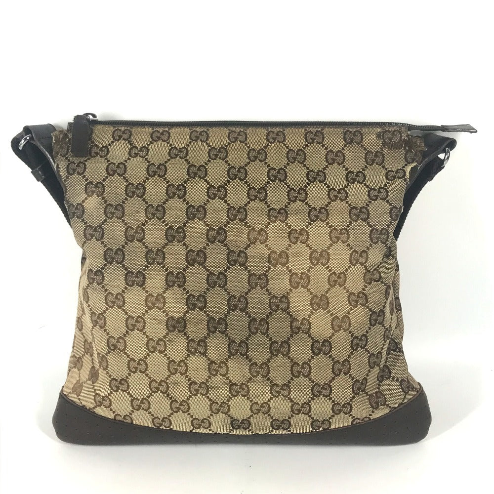 GUCCI Shoulder Bag 145857 GG canvas / leather beige GG