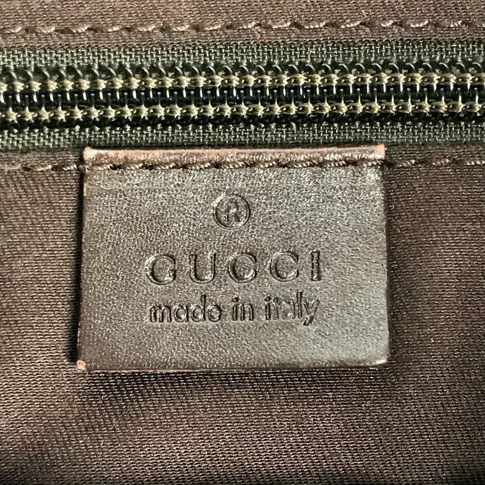 GUCCI Shoulder Bag 145857 GG canvas / leather beige GG