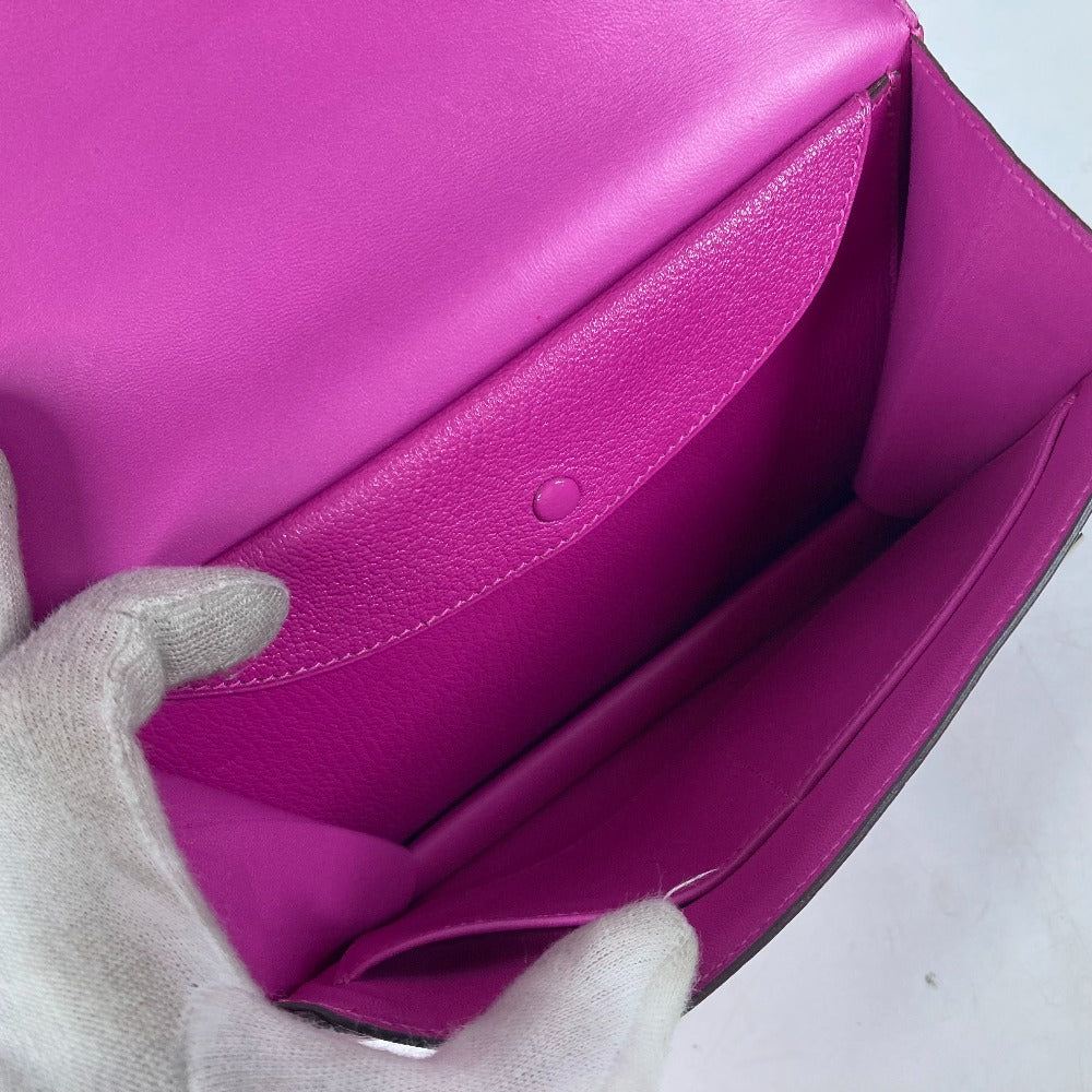 HERMES Clutch bag Shave purple Veru
