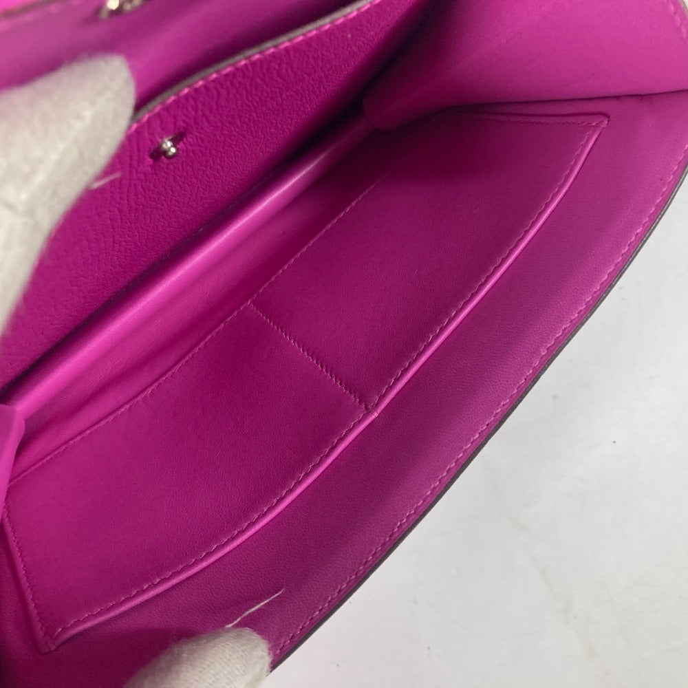 HERMES Clutch bag Shave purple Veru