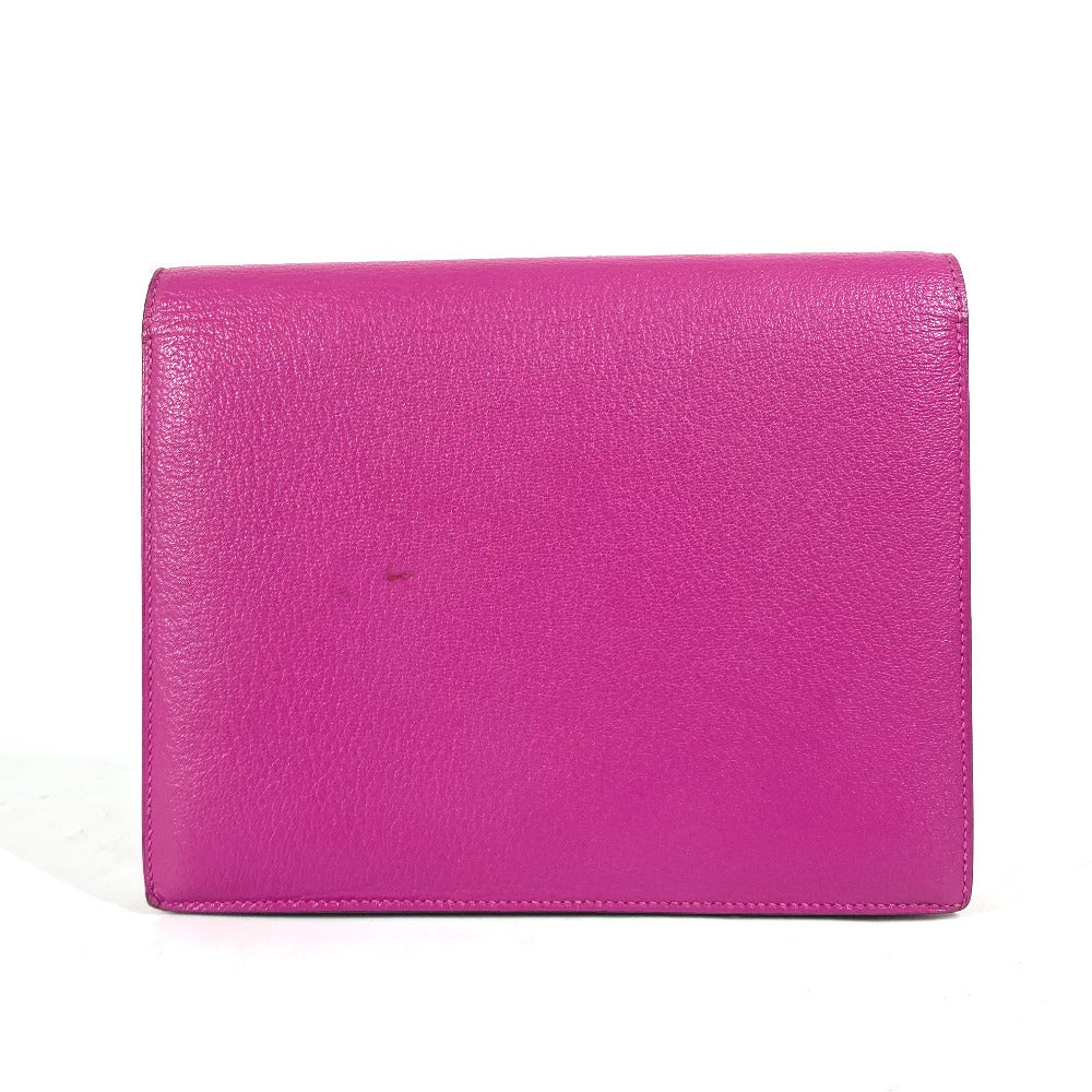 HERMES Clutch bag Shave purple Veru