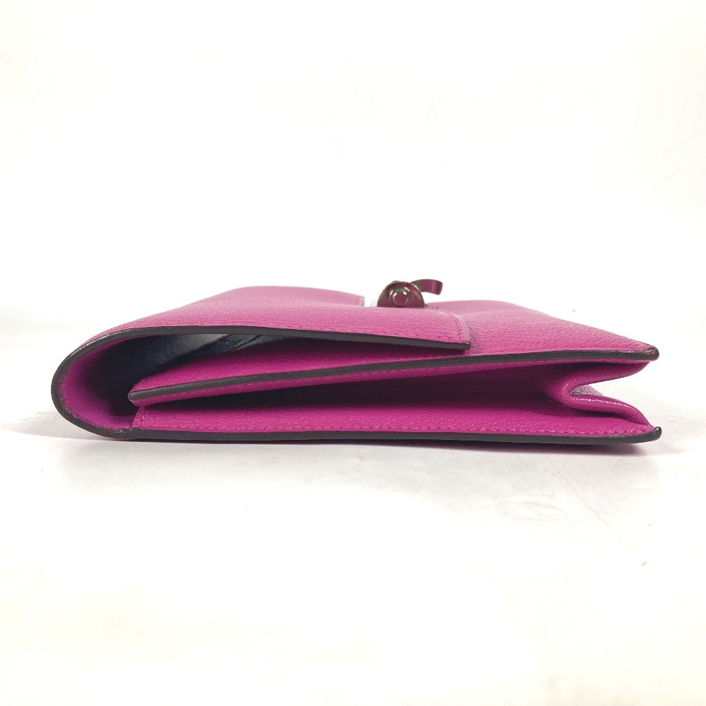 HERMES Clutch bag Shave purple Veru