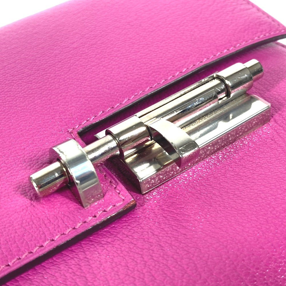 HERMES Clutch bag Shave purple Veru