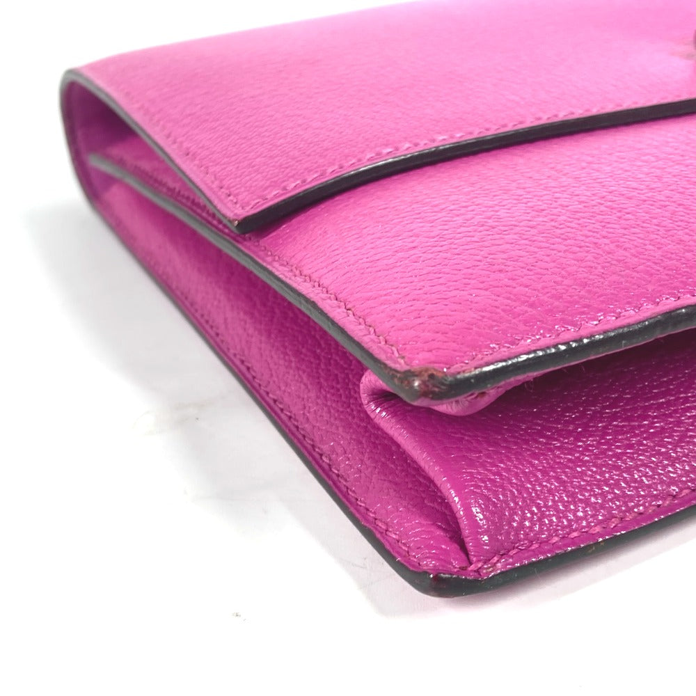 HERMES Clutch bag Shave purple Veru