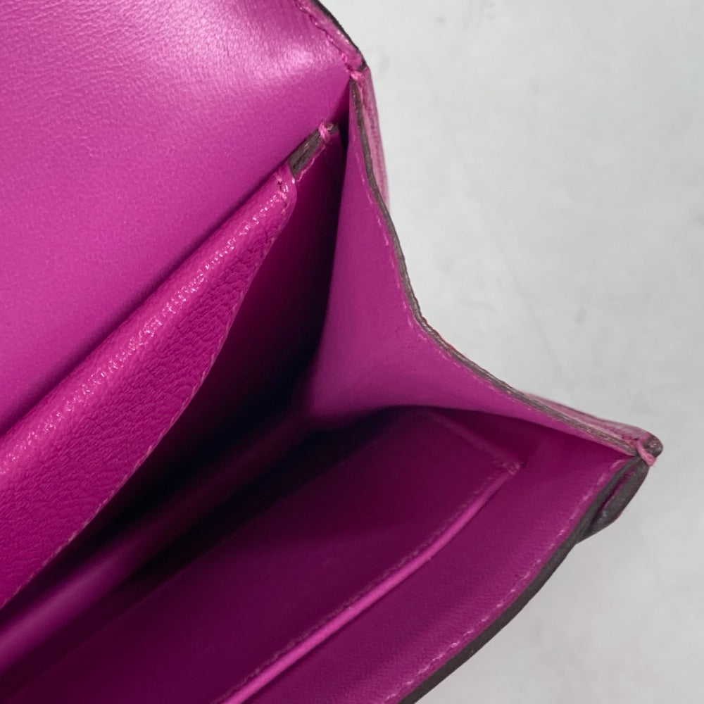 HERMES Clutch bag Shave purple Veru
