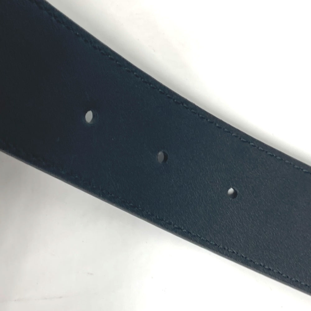 GUCCI belt 550106 leather black Sequin GG logo crystal