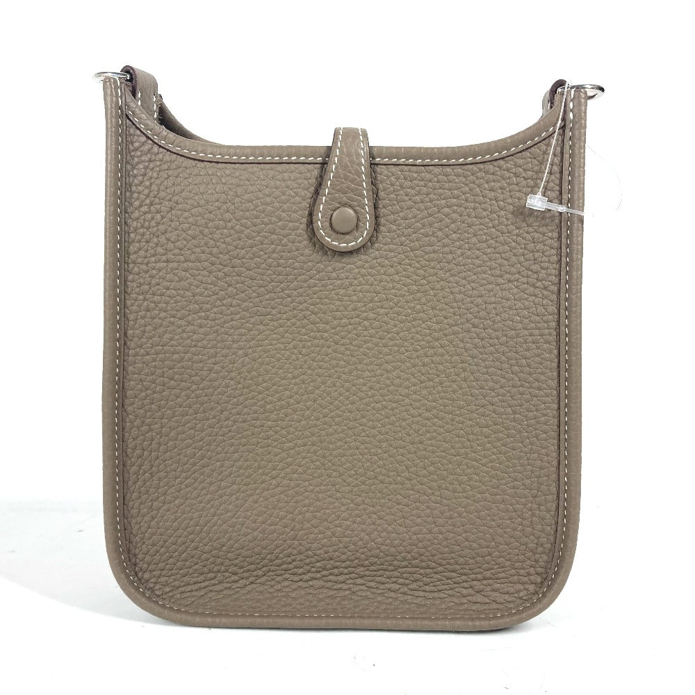 HERMES Shoulder Bag Taurillon Clemence Navy Evelyn TPM Amazone