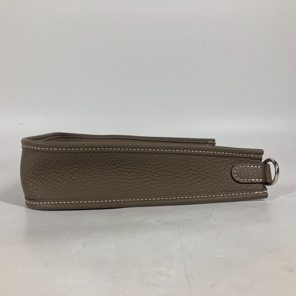 HERMES Shoulder Bag Taurillon Clemence Navy Evelyn TPM Amazone