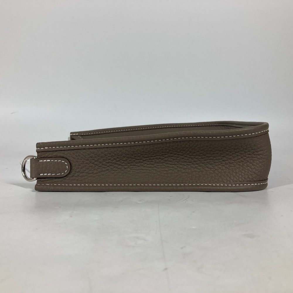 HERMES Shoulder Bag Taurillon Clemence Navy Evelyn TPM Amazone