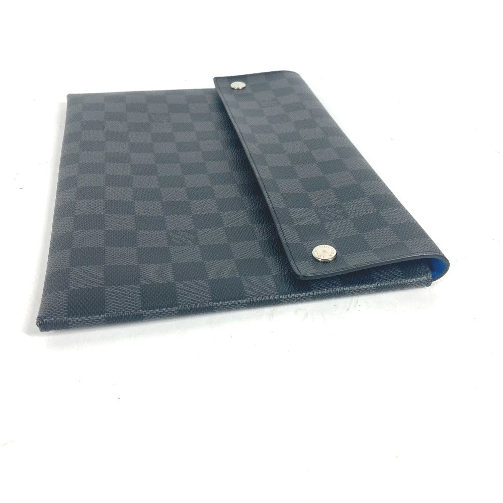 LOUIS VUITTON Clutch bag Damier Grafitto Canvas black Damier Grafitte Alpha triple pouch