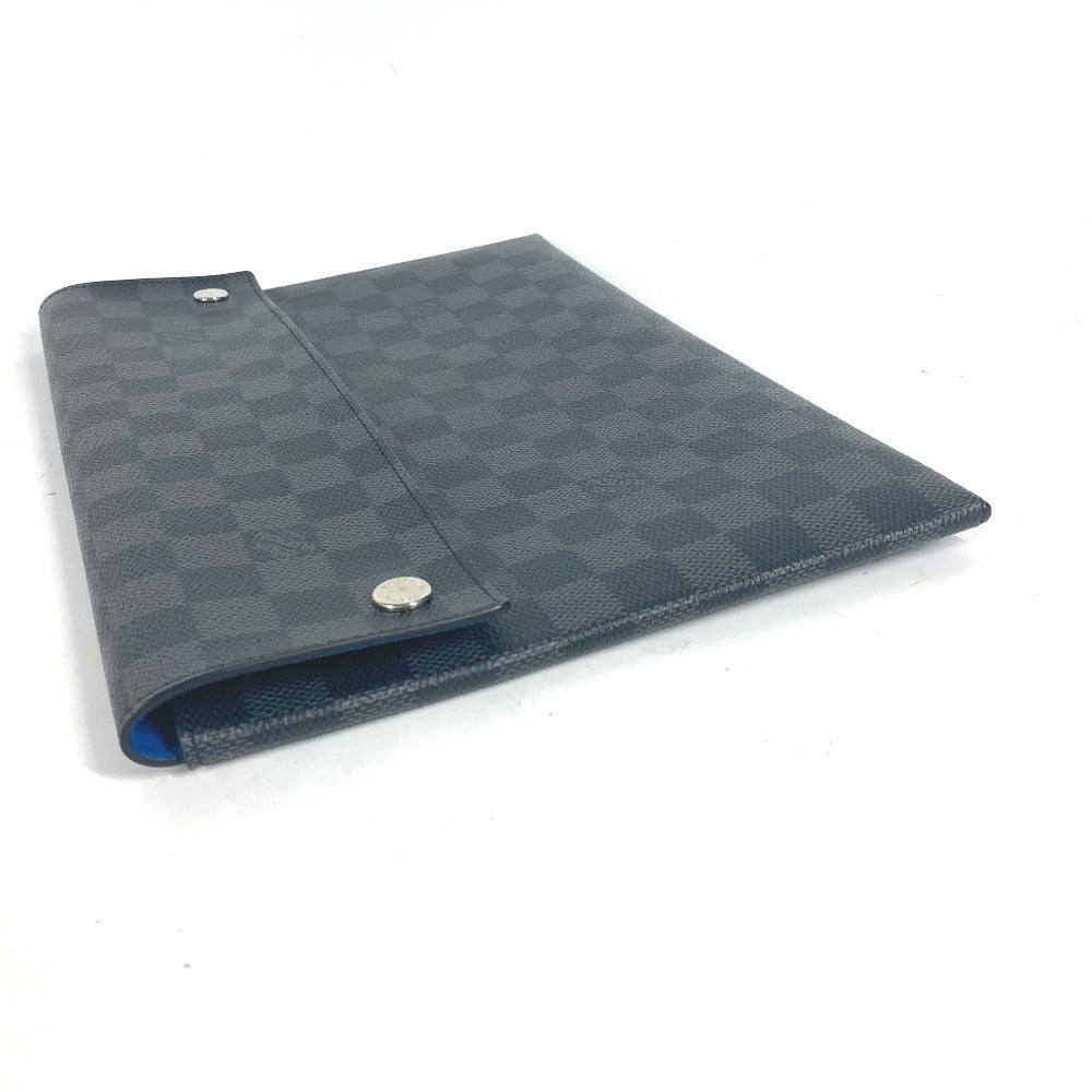 LOUIS VUITTON Clutch bag Damier Grafitto Canvas black Damier Grafitte Alpha triple pouch
