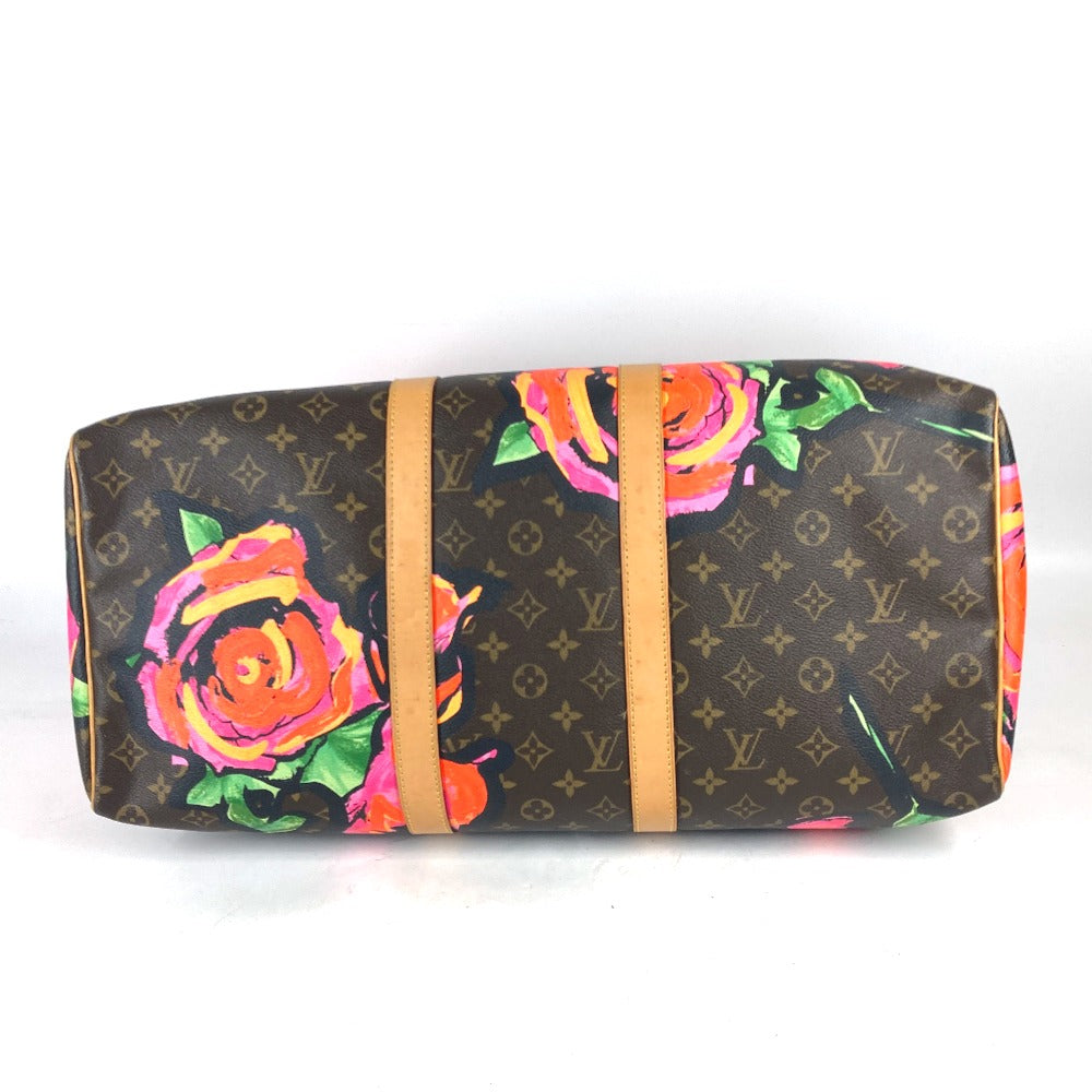 LOUIS VUITTON Boston Duffel bag M48605 Monogram canvas Brown Monogram Rose Keepall 50