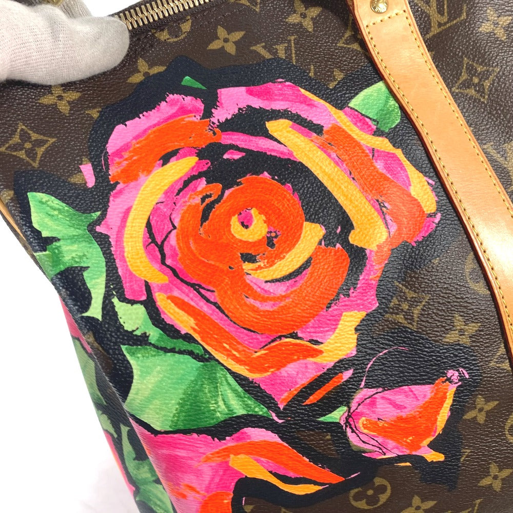 LOUIS VUITTON Boston Duffel bag M48605 Monogram canvas Brown Monogram Rose Keepall 50