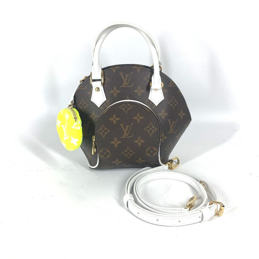 LOUIS VUITTON Handbag M20752 Monogram Vernis, Leather Brown Monogram LV Match Ellipse MM