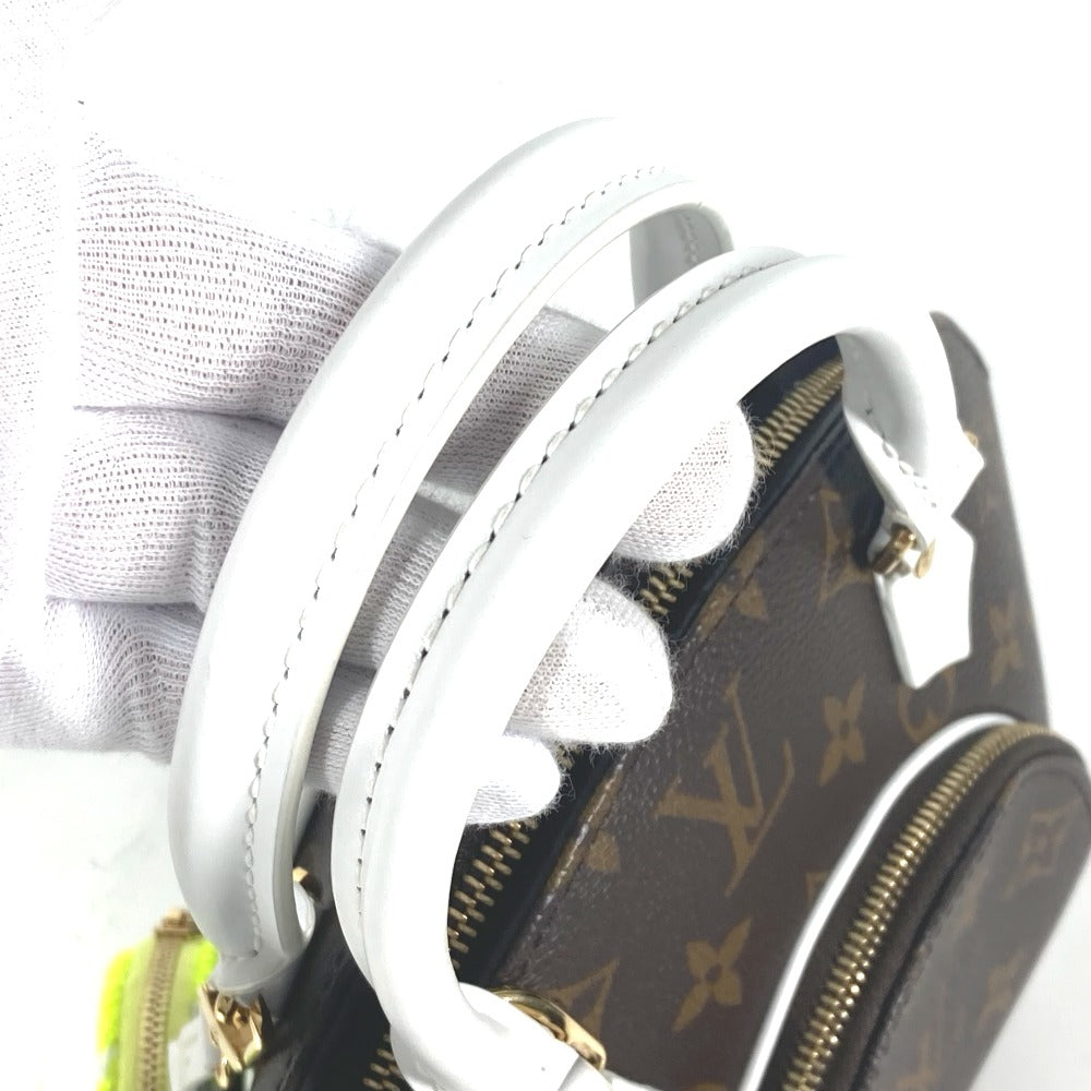 LOUIS VUITTON Handbag M20752 Monogram Vernis, Leather Brown Monogram LV Match Ellipse MM