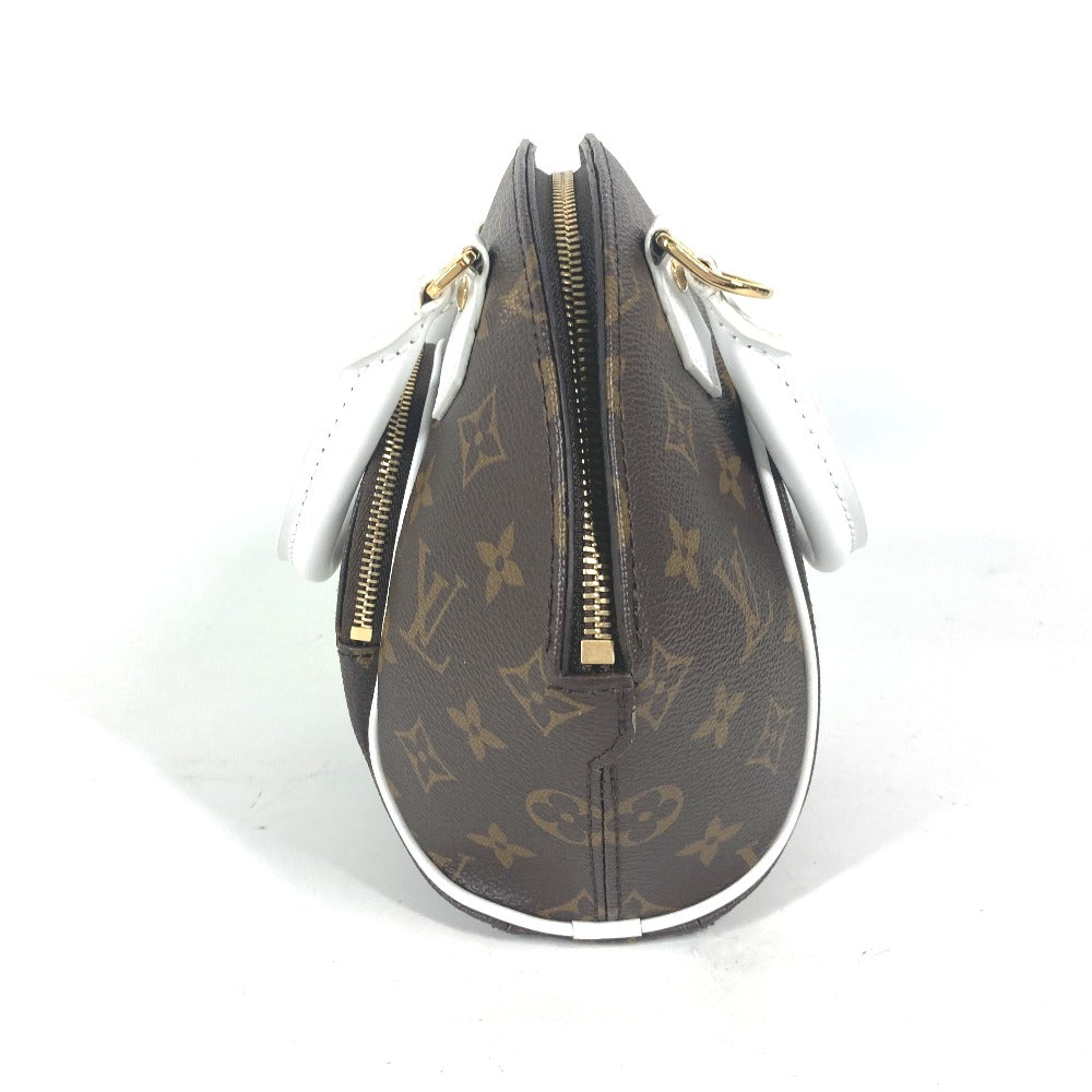 LOUIS VUITTON Handbag M20752 Monogram Vernis, Leather Brown Monogram LV Match Ellipse MM