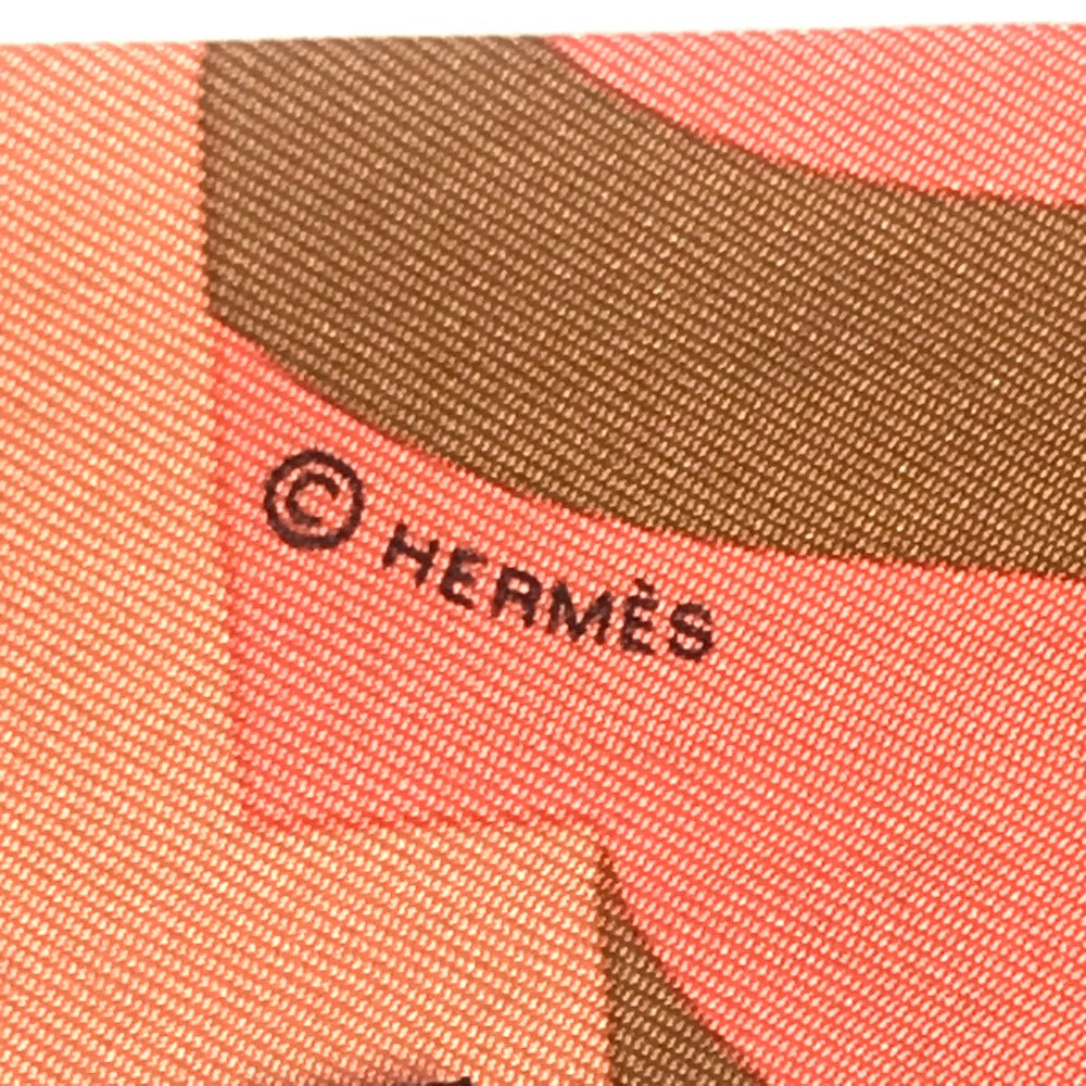 HERMES scarf H062481S silk Pink type Twilly Twilly