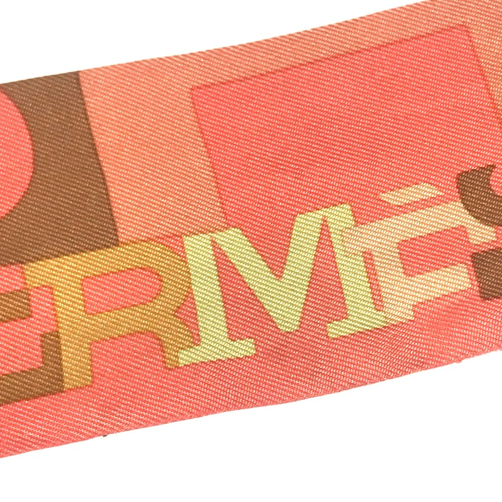 HERMES scarf H062481S silk Pink type Twilly Twilly