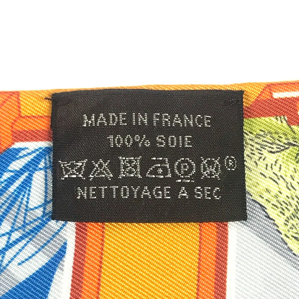 HERMES scarf H063875S 02 silk Orange Twilly Twilly Ribbon Scarf
