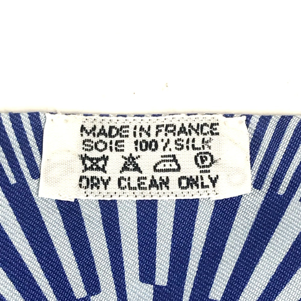 HERMES scarf silk blue Twilly Twilly